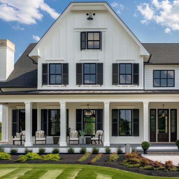 Luxurious house exterior freshly painted by Dixon Painting in Atlanta, GA