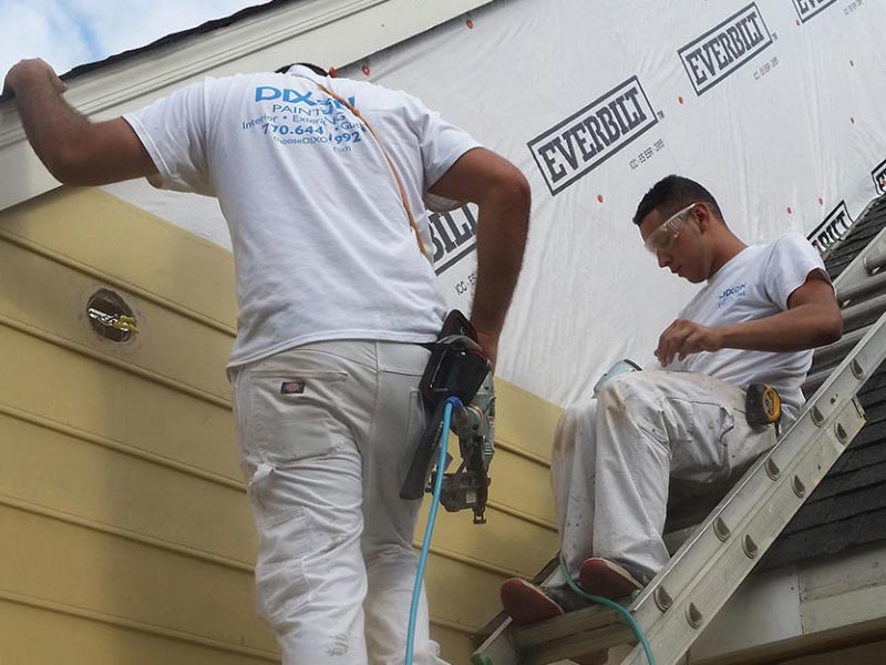 Siding installation by Dixon Painting in Atlanta and Kennesaw, GA