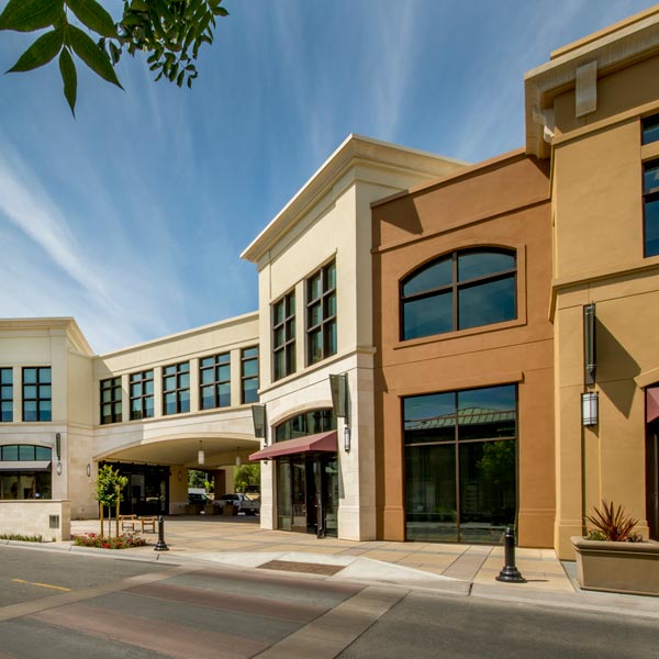 Exterior of a commercial building in Atlanta and Roswell, GA, showcasing its exterior painting